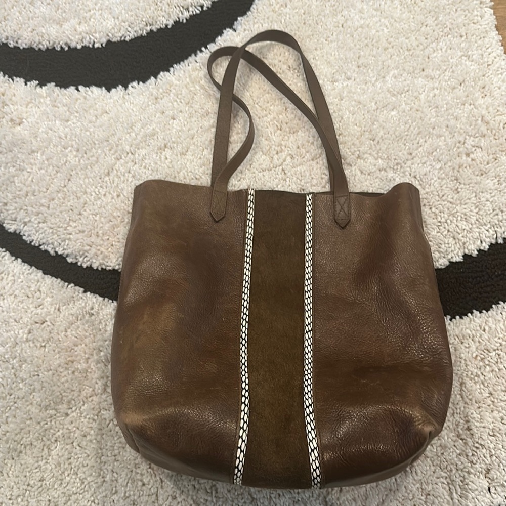 Madewell leather brown medium bag